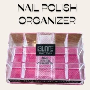 ELITE Beauty Tools Acrylic Nail Polish Organizer - Holds 15 Bottles